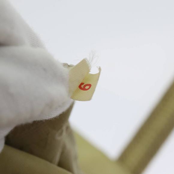 PRADA Hand Bag Nylon Silver Beige Auth 85481 - Picture 12 of 16